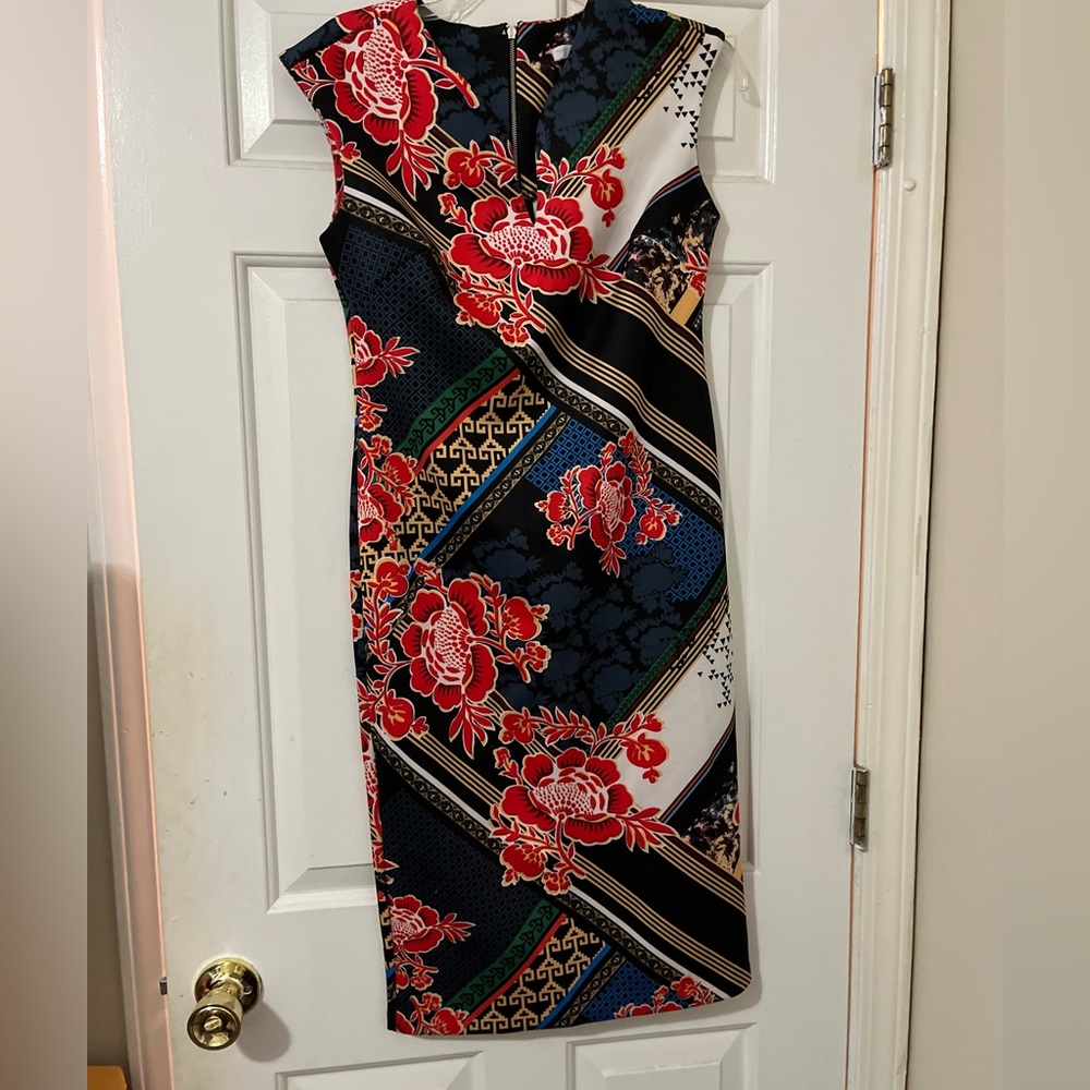 Floral NY &  Co. Scuba Dress (S)